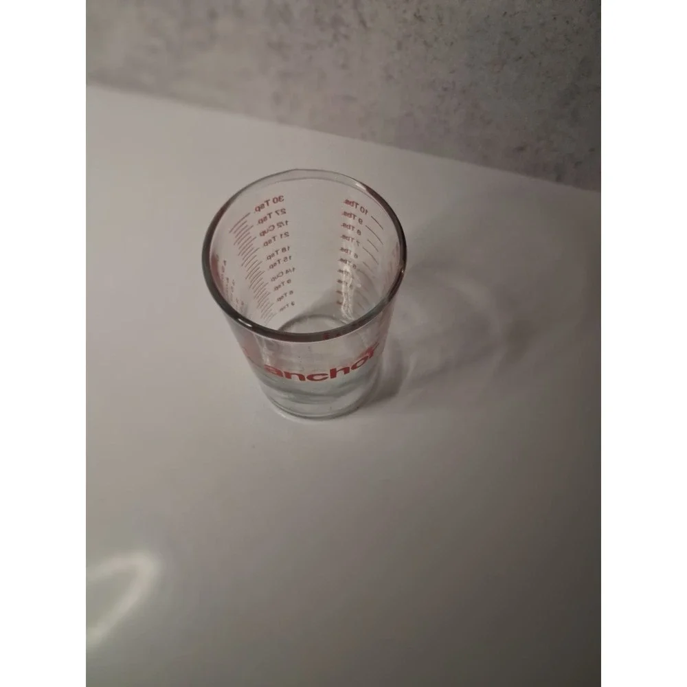 Anchor Hocking 5 oz Glass Measuring Cup Graduated USA Heavy Duty Shot Glass
